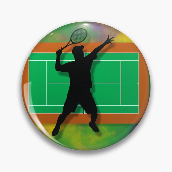 Artikelvorschau, Tennis Serve on Court Background with Wimbledon Colours 1 entworfen und verkauft von Jenson Major.
