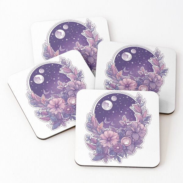 Item preview, Purple moon flower designed and sold by Lialightart.