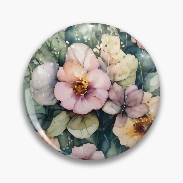 Item preview, Flowers made with watercolor designed and sold by Eva Montilla Canet.