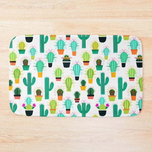 Item preview, Cacti Pattern – Colorful Potted Cactus Drawings designed and sold by worldofwhisper.