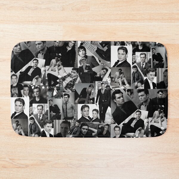 Item preview, Ed Westwick Abstract Collage - Black and White Aesthetic designed and sold by CollageHeaven.