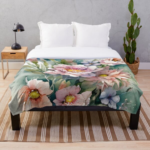 Artikelvorschau, Blumen mit Aquarellfarben entworfen und verkauft von Eva Montilla Canet.