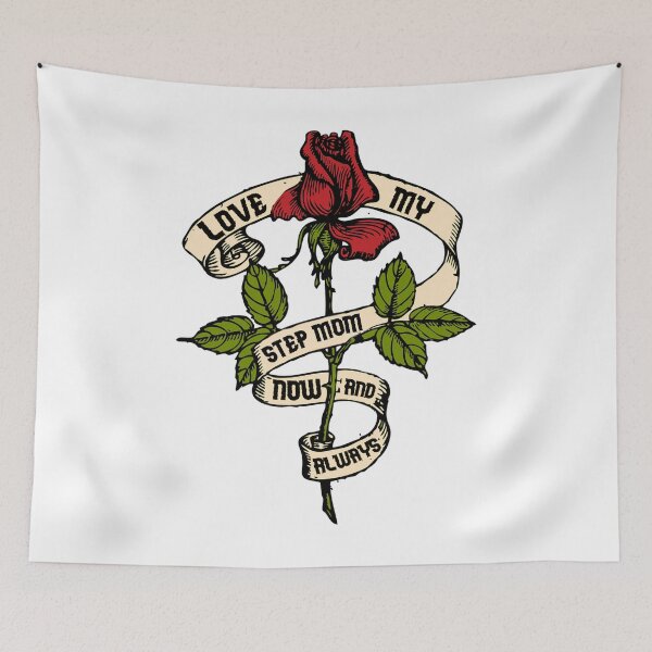 Item preview,  Mother's Day Tattoo Style Sentimental Design (Step Mom) designed and sold by KathteeDesign.