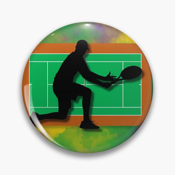 Item preview, Tennis Player on Court Background with Wimbledon Colours 2 designed and sold by Jenson Major.