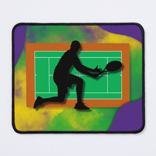 Artikelvorschau, Tennis Player on Court Background with Wimbledon Colours 2 entworfen und verkauft von Jenson Major.