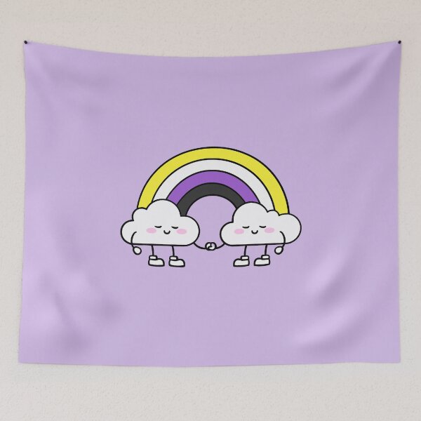 Item preview, Cute Nonbinary Pride Rainbow designed and sold by everything4eva.