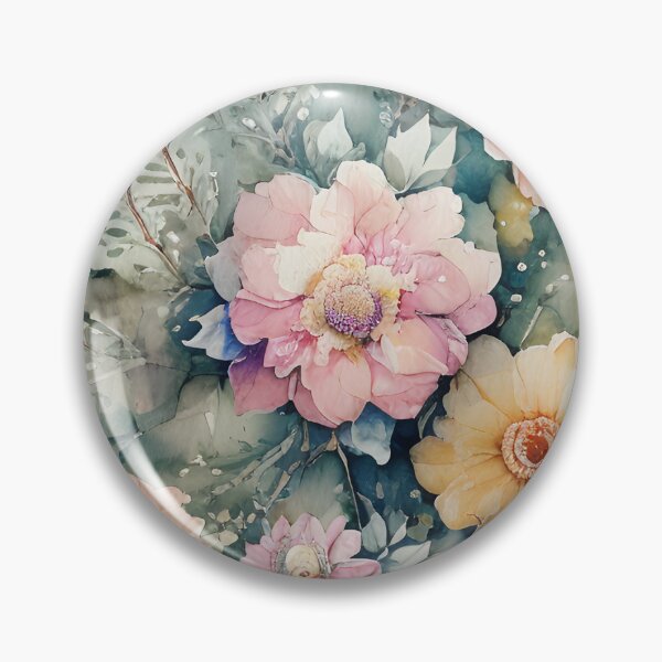 Item preview, Flowers made with watercolor designed and sold by Eva Montilla Canet.