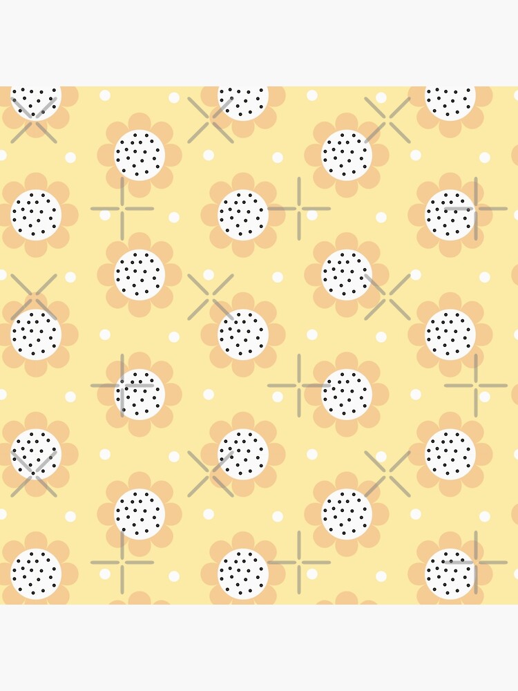 Thumbnail 3 of 3, Throw Pillow, Orange Daisies designed and sold by Victoria Riabov.