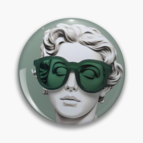 Item preview, Greek statue with sunglasses designed and sold by Nicolas Burns.