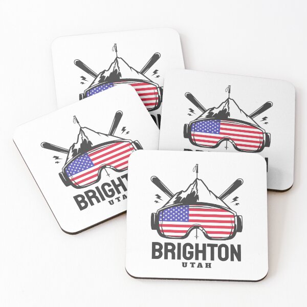 Item preview, Brighton Utah USA Ski Resort Skiing Souvenir designed and sold by JackCurtis1991.