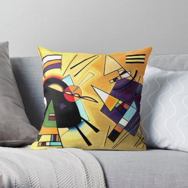 Vassily Kandinsky Noir et Violet 1923 Coussin