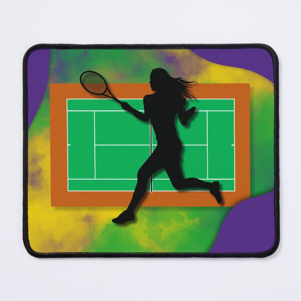 Artikelvorschau, Tennis Player on Court Background with Wimbledon Colours 3 entworfen und verkauft von Jenson Major.