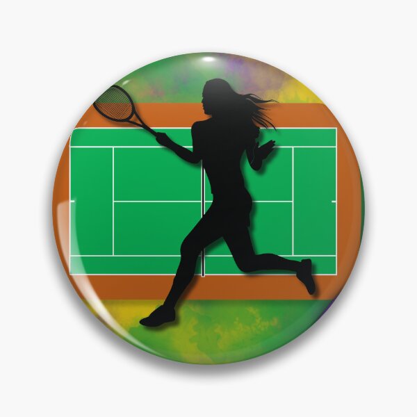 Aperçu de l'œuvre Tennis Player on Court Background with Wimbledon Colours 3 créée et vendue par Jenson Major.