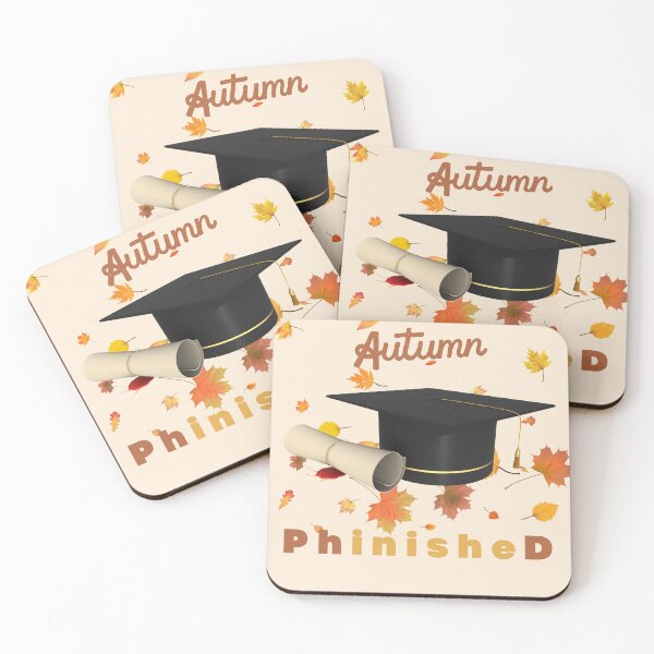 Item preview, PhD Finished doctorate in autumn/fall - celebration of graduation from university designed and sold by Lady-Frost.
