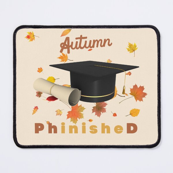 Item preview, PhD Finished doctorate in autumn/fall - celebration of graduation from university designed and sold by Lady-Frost.