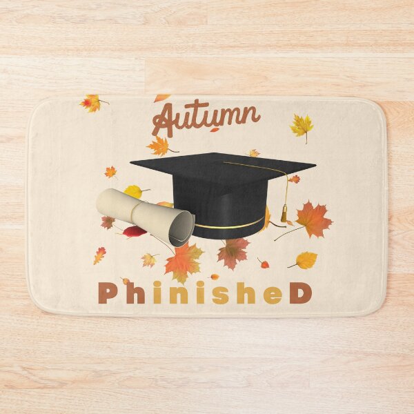 Item preview, PhD Finished doctorate in autumn/fall - celebration of graduation from university designed and sold by Lady-Frost.