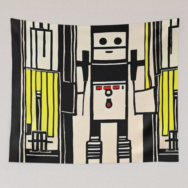 Item preview, Robot in the style of famous art. designed and sold by CRAFTER-MEDIA.