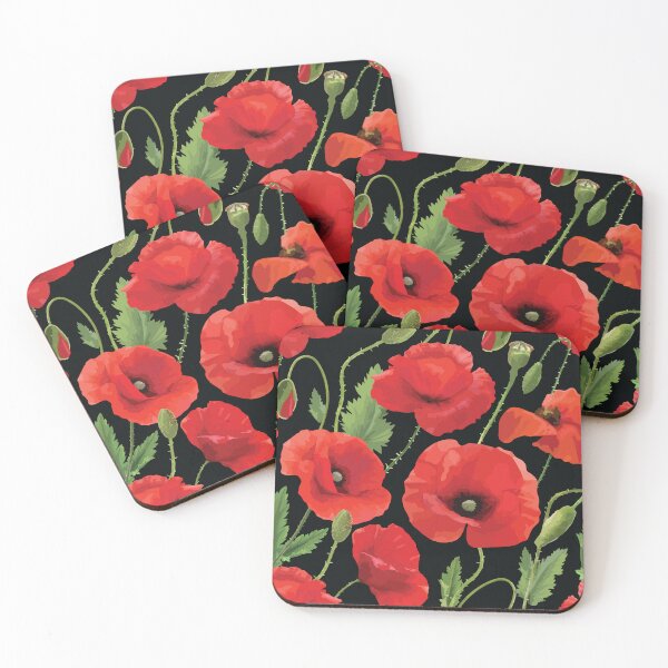 Item preview, Delicate Red Poppies designed and sold by danikaVT.