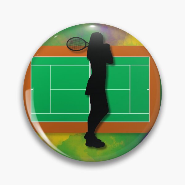 Item preview, Tennis Player on Court Background with Wimbledon Colours 4 designed and sold by Jenson Major.