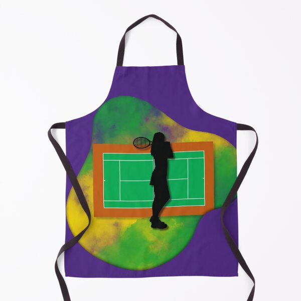 Aperçu de l'œuvre Tennis Player on Court Background with Wimbledon Colours 4 créée et vendue par Jenson Major.