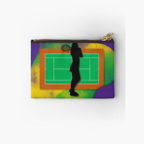 Aperçu de l'œuvre Tennis Player on Court Background with Wimbledon Colours 4 créée et vendue par Jenson Major.