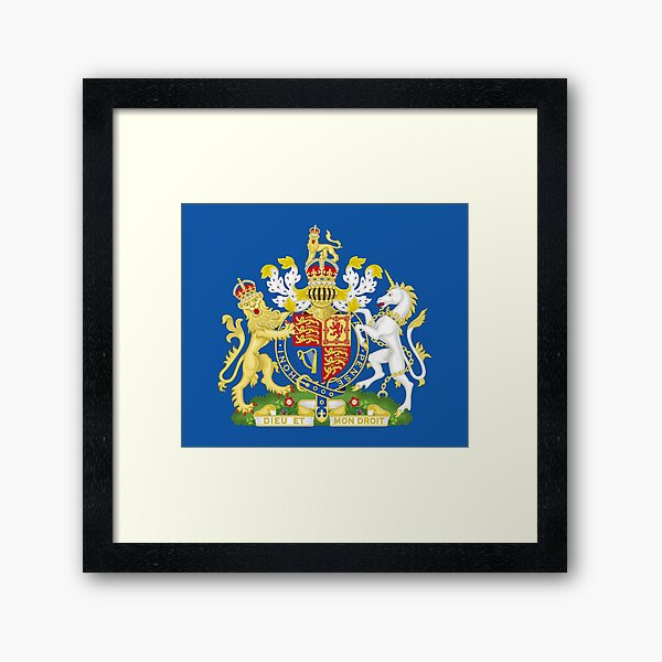 Vista previa del artículo con la obra «Escudo de armas real del Reino Unido (corona Tudor)», diseñado y vendido por ValentinaHramov.