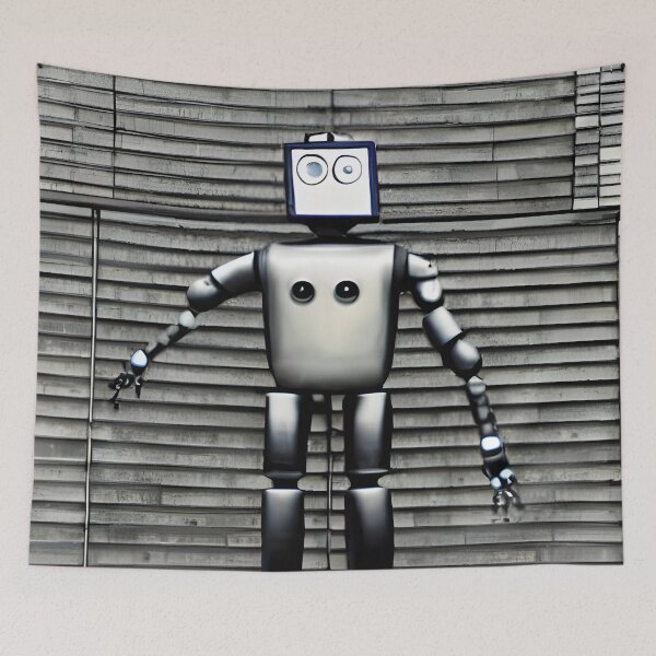 Item preview, Robot in the style of famous art. designed and sold by CRAFTER-MEDIA.