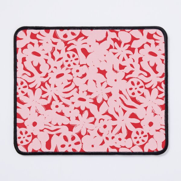 Item preview, MATISSE INSPIRED TROPICAL ISLAND COCONUT GIRL RED PINK FLORALS AND PALMTREES designed and sold by blomastudios.