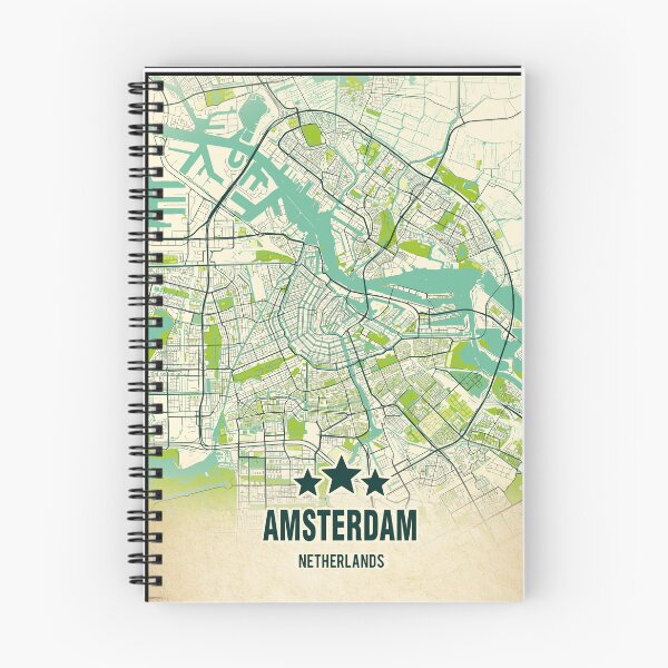 Item preview, Amsterdam Map Print, Amsterdam City, Holland Print, Amsterdam Map designed and sold by PostersProf1.
