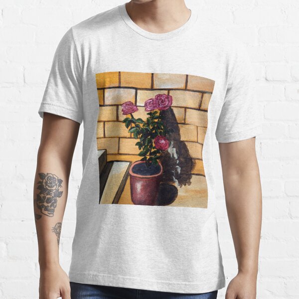 Pelargonium, Geraniums, Birra Messina, Sicily, Flowers pot Essential  T-Shirt for Sale by Sicilian-art