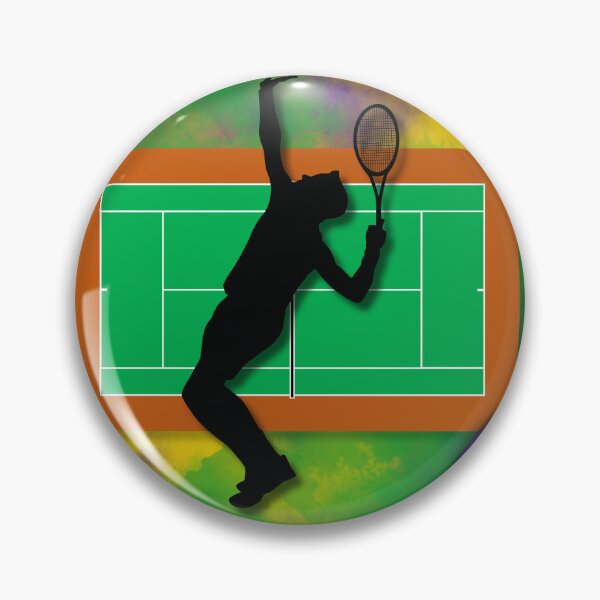 Item preview, Tennis Player on Court Background with Wimbledon Colours 5 designed and sold by Jenson Major.