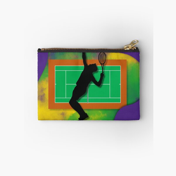 Aperçu de l'œuvre Tennis Player on Court Background with Wimbledon Colours 5 créée et vendue par Jenson Major.