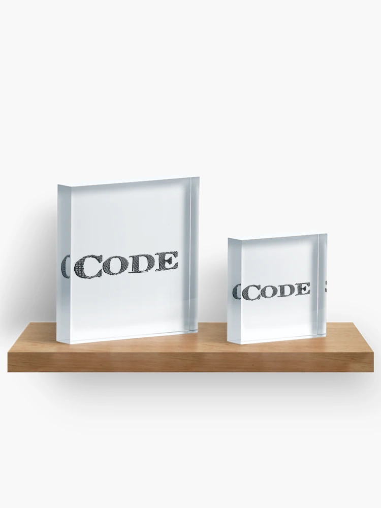 Thumbnail 3 of 5, Acrylic Block, Code Startup Coder Programming Software Engineering designed and sold by ProjectX23.