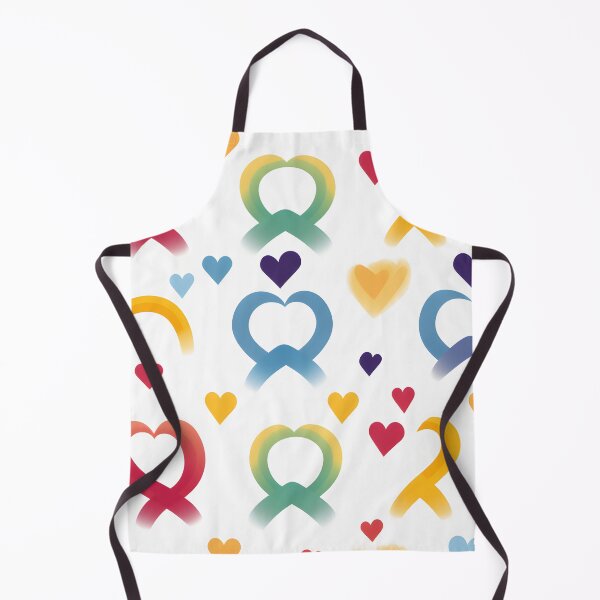 Item preview, Rainbow heart summer pattern designed and sold by RastasTee.