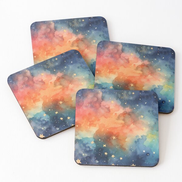 Item preview, Stars in watercolor designed and sold by holodream.