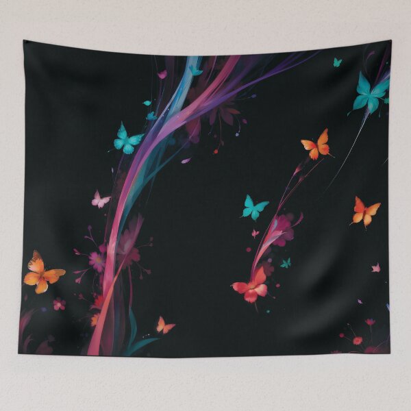 Item preview, Neon Butterfly Dreams designed and sold by ByteyCreatives.