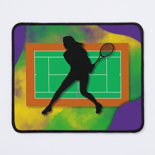 Item preview, Tennis Player on Court Background with Wimbledon Colours 6 designed and sold by Jenson Major.