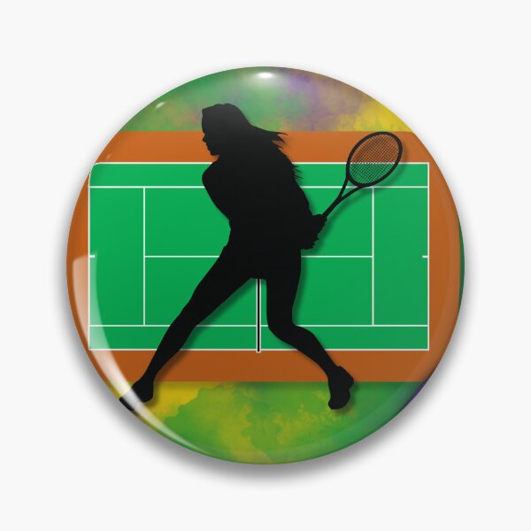 Aperçu de l'œuvre Tennis Player on Court Background with Wimbledon Colours 6 créée et vendue par Jenson Major.