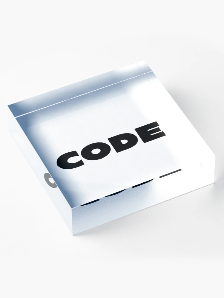 Thumbnail 4 of 5, Acrylic Block, Code Startup Coder Programming Software Engineering designed and sold by ProjectX23.