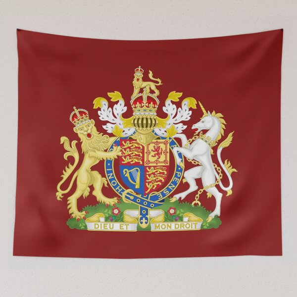 Item preview, Royal Coat of Arms of the United Kingdom (Tudor crown)  designed and sold by ValentinaHramov.