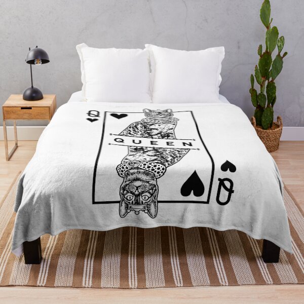 Item preview, Bengal Cat Lover Queen Of Hearts Funny Pop Art designed and sold by GrandeDuc.