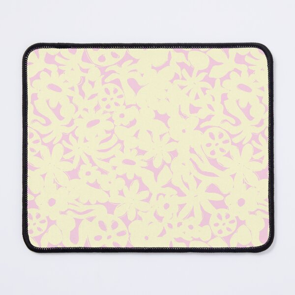 Item preview, MATISSE INSPIRED TROPICAL ISLAND COCONUT GIRL PASTEL YELLOW PINK FLORALS AND PALMTREES designed and sold by blomastudios.