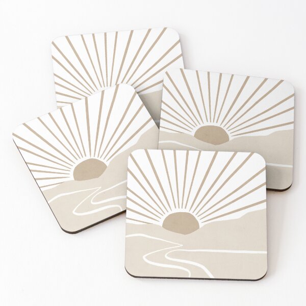 Item preview, Beige mountain sun ladscape designed and sold by Miss-Belle.