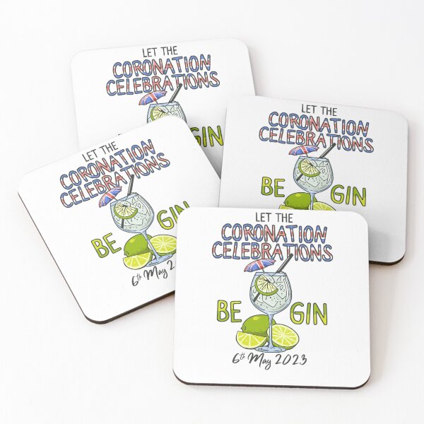 Item preview, The Celebrations Be Gin King Charles Coronation Party designed and sold by Nerd Shizzle.