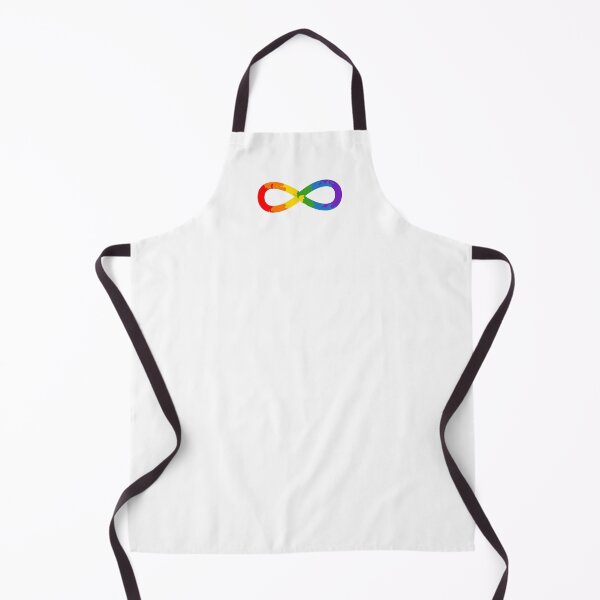 Item preview, rainbow infinity autism and neurodivergent symbol designed and sold by lena-makes-art.