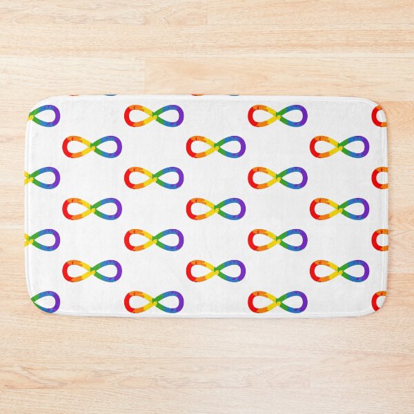 Item preview, rainbow infinity autism and neurodivergent symbol designed and sold by lena-makes-art.
