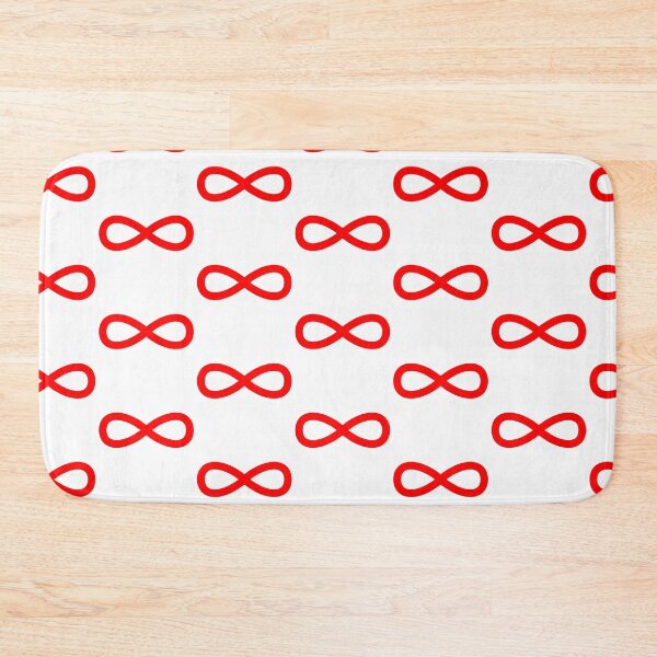 Item preview, red infinity autism and neurodivergent symbol designed and sold by lena-makes-art.