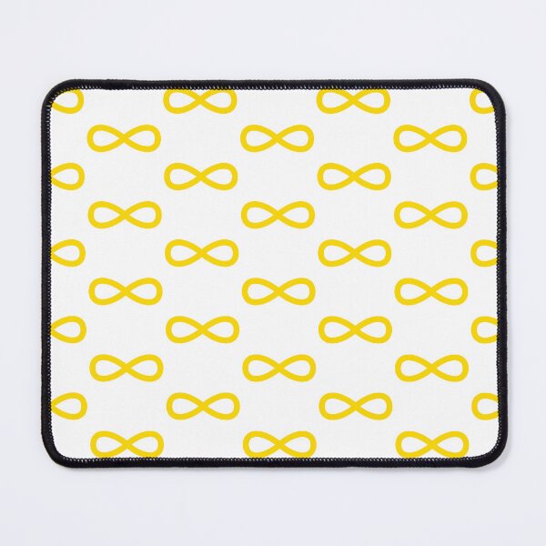 Item preview, yellow infinity autism and neurodivergent symbol designed and sold by lena-makes-art.