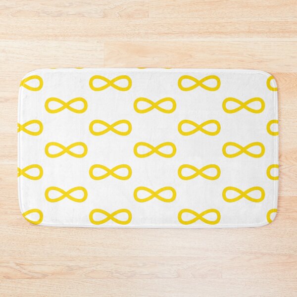 Item preview, yellow infinity autism and neurodivergent symbol designed and sold by lena-makes-art.