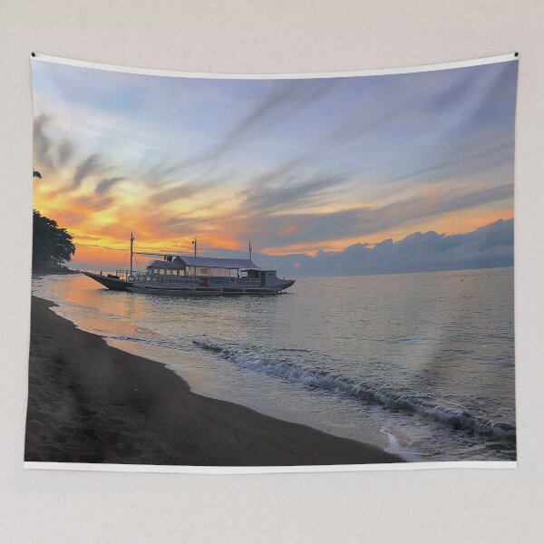 Item preview, Sunset in Dauin, Negros Oriental, Philippines designed and sold by likbatonboot.
